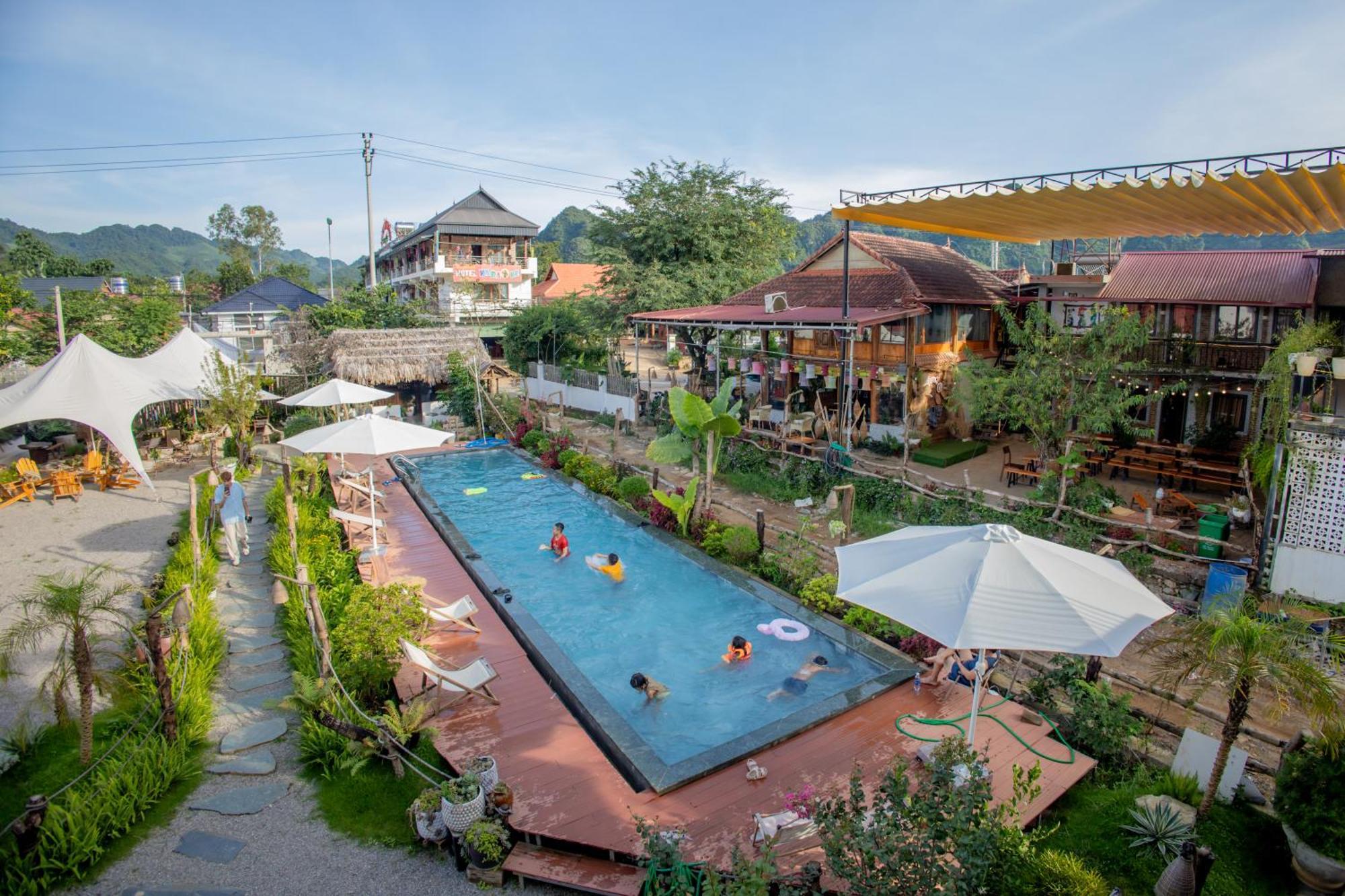 Noong Oi Homestay Moc Chau Exterior foto